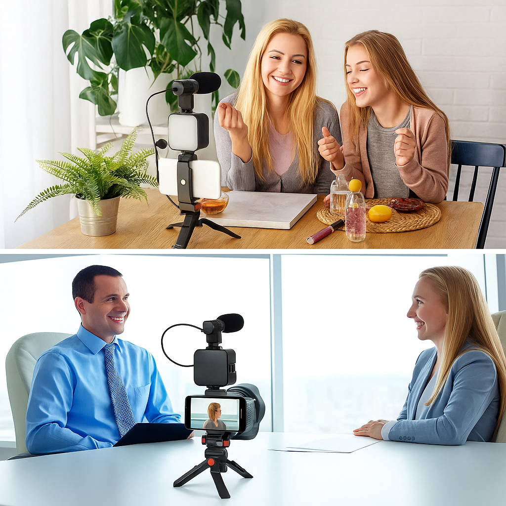 EGT® KIT CREACIÓN DE CONTENIDO ORIGINAL IMPORTADO EEUU (ULTIMA VERSION CON IA) + LUZ LED DE REGALO