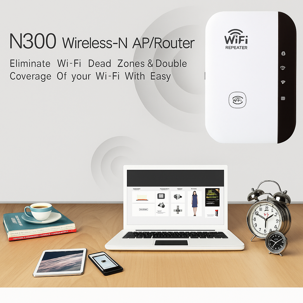 ⭐ Repetidor / Extensor / Access Point WiFi Inalámbrico 800 Mbps! Pago contra entrega y envió gratis en Guatemala!!!!