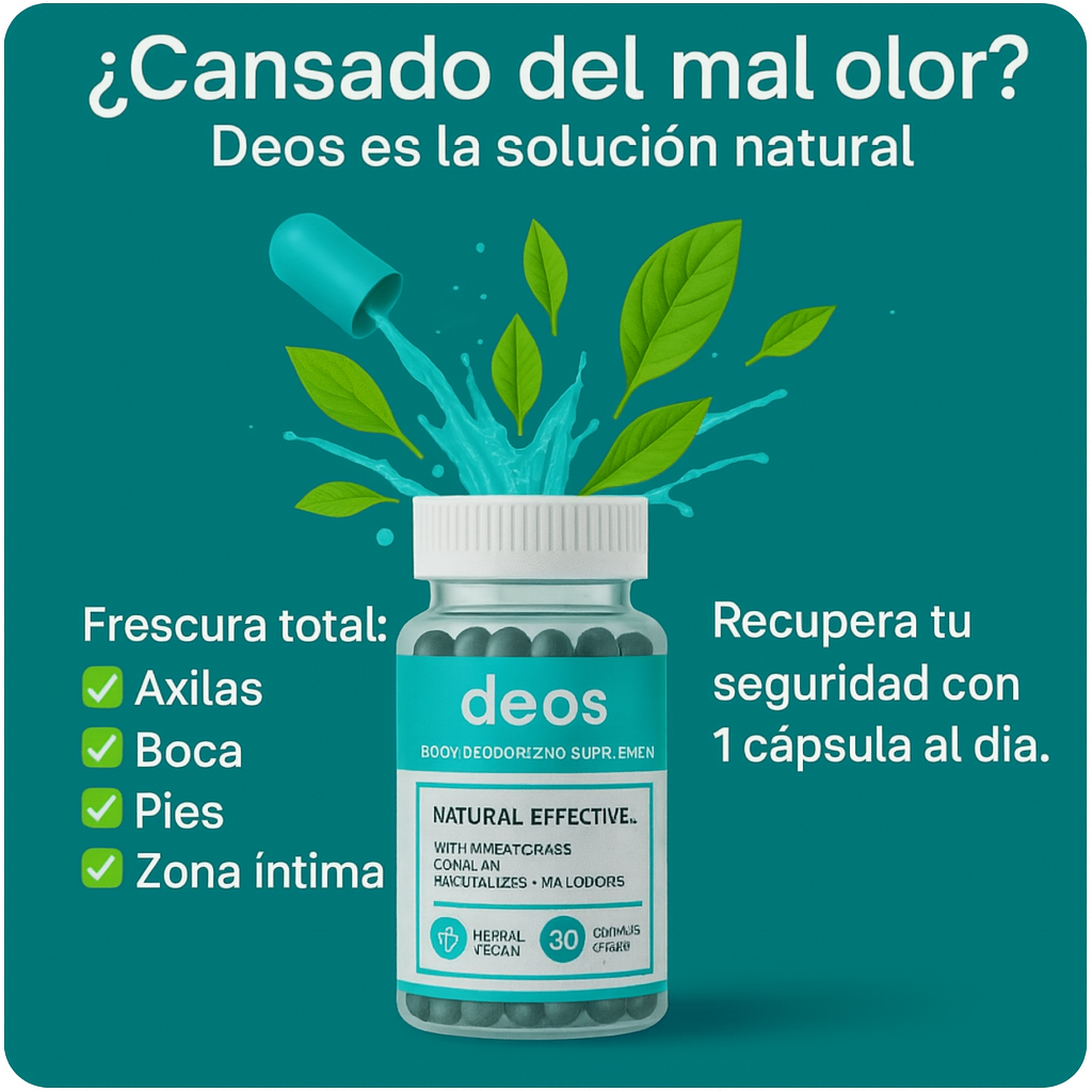 DEOS® ORIGINAL IMPORTADO (NATURAL):ADIÓS AL MAL OLOR, HOLA A LA FRESCURA NATURAL... PAGO CONTRA ENTREGA Y ENVIO GRATIS EN GUATEMALA!!!!