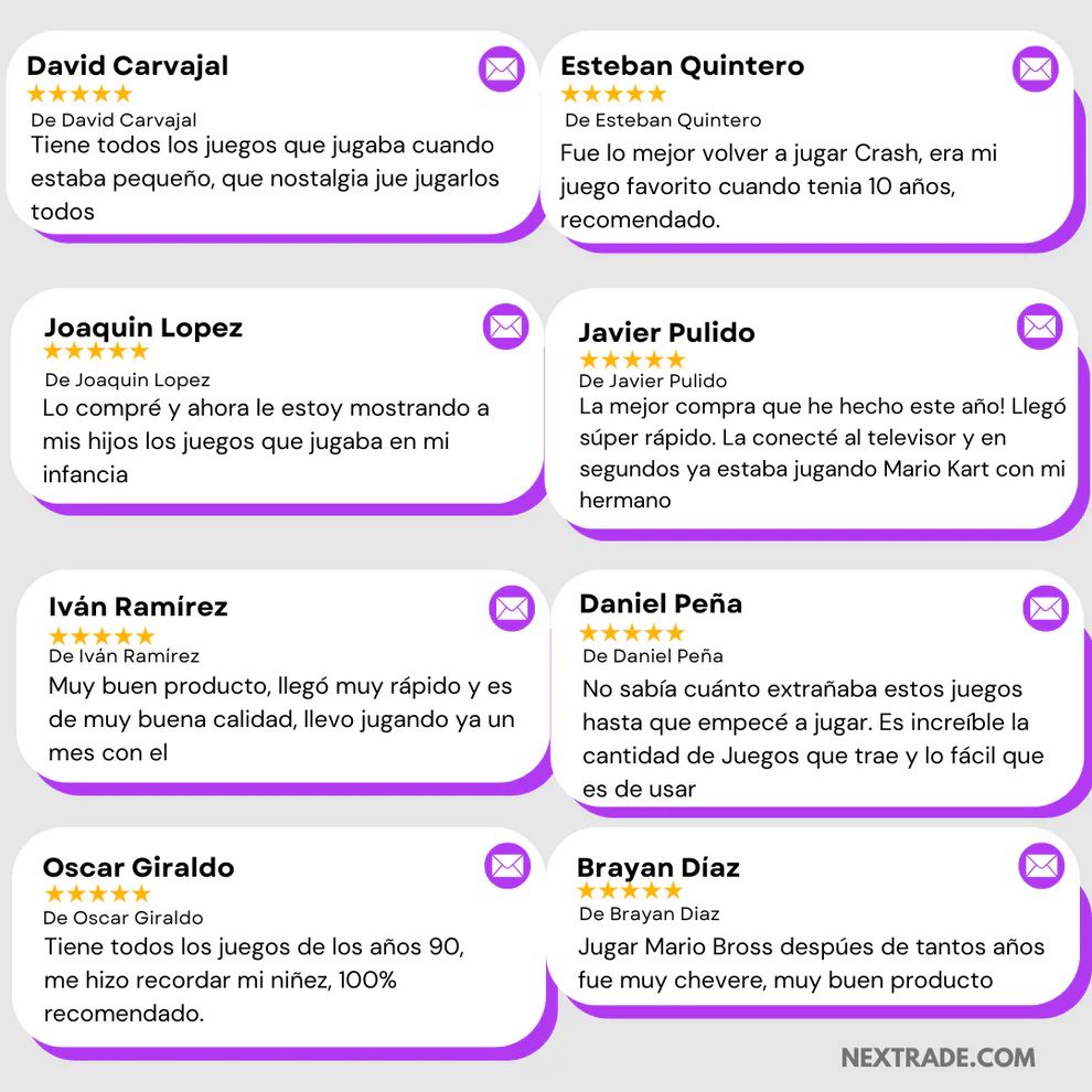 Sticky® Consola de Juegos Original +10.000 Juegos Retro | De regalo 2 Controles Inalámbricos GRATIS | Pago contra entrega y envió gratis en Guatemala!!!