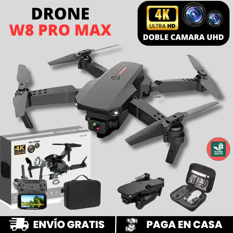 NUEVO DRONE W8 PRO MAX 2025 CON INTELIGENCIA ARTIFICIAL