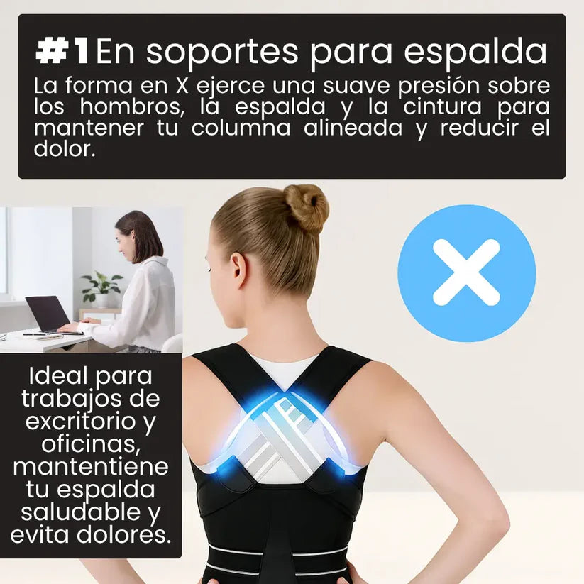 📦 Corrector Postural PRO™ – Alinea tu Espalda, luce mejor y cuida de ti en Minutos
