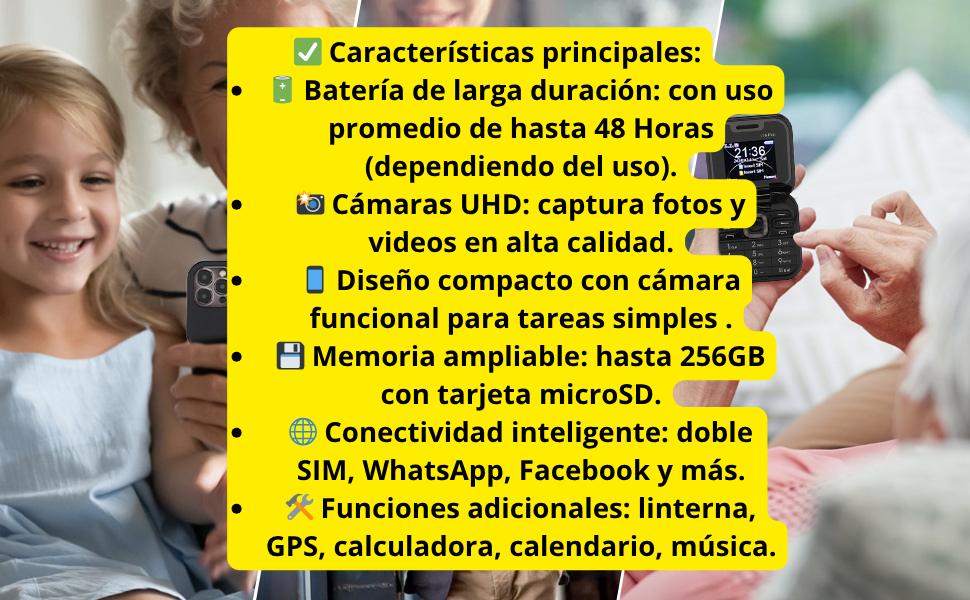 Teléfono plegable I17 PRO Flip Dorado, con pantalla, 2 tarjetas SIM, redes sociales y mucho más... Pago contra entrega y envió gratis en GUATEMALA