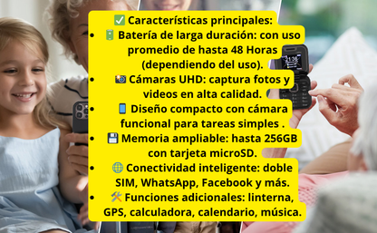 Teléfono plegable I16 PRO Flip Dorado, con pantalla, 2 tarjetas SIM, redes sociales y mucho más... Pago contra entrega y envió gratis en GUATEMALA