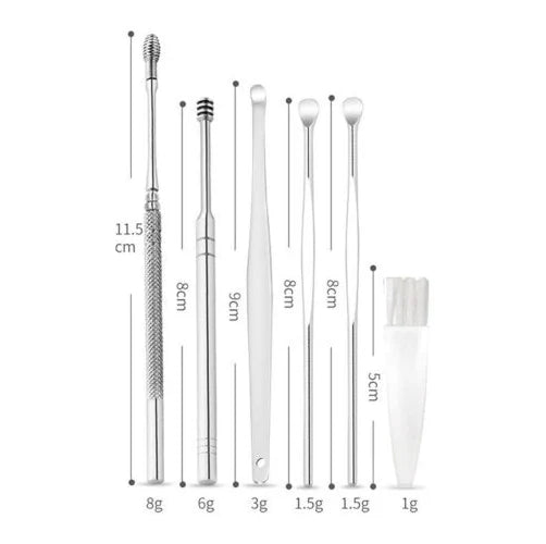 Kit limpiador de oídos-Seguridad y limpieza en un solo kit + Funda de regalo y Paga Contraentrega