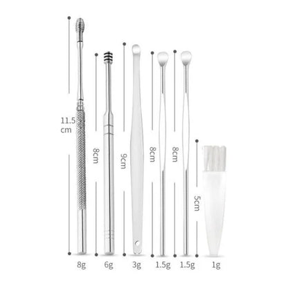 Kit limpiador de oídos-Seguridad y limpieza en un solo kit + Funda de regalo y Paga Contraentrega