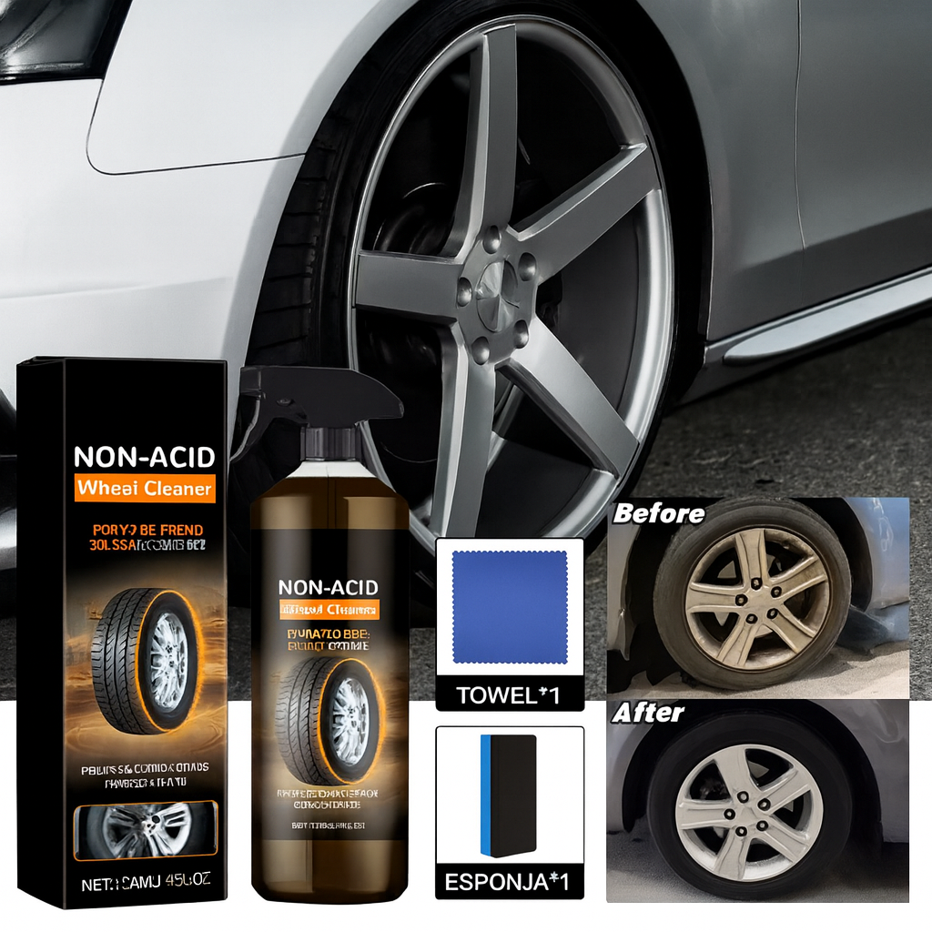 🧽 Kit Limpiador de Ruedas de Auto – ¡Restaura su brillo original! Brilla llantas y rines original importado!!! Pago contra entrega y envió totalmente gratis... GUATEMALA!!!!