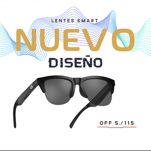 OFERTA 2X1 PIDE 1 TE REGALAN OTRA UNIDAD LENTES CON AUDIO BLUETOOTH!!! PAGO CONTRA ENTREGA Y ENVIÓ GRATIS EN GUATEMALA....