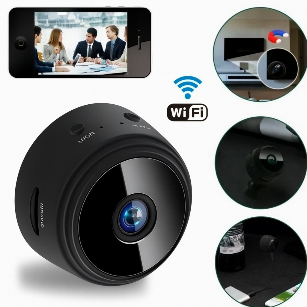 🔒 Mini Cámara Espía Oculta WIFI Full HD! oferta 2x1 Pago contra entrega y envió a todo Guatemala!!!!!!!