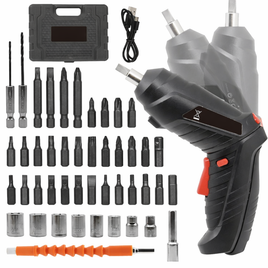 🔧  KIR Destornillador Eléctrico Original Flexible con Luz LED = 6 accesorios gratis y Batería USB!!!! Pago contra entrega y envió gratis en Guatemala....