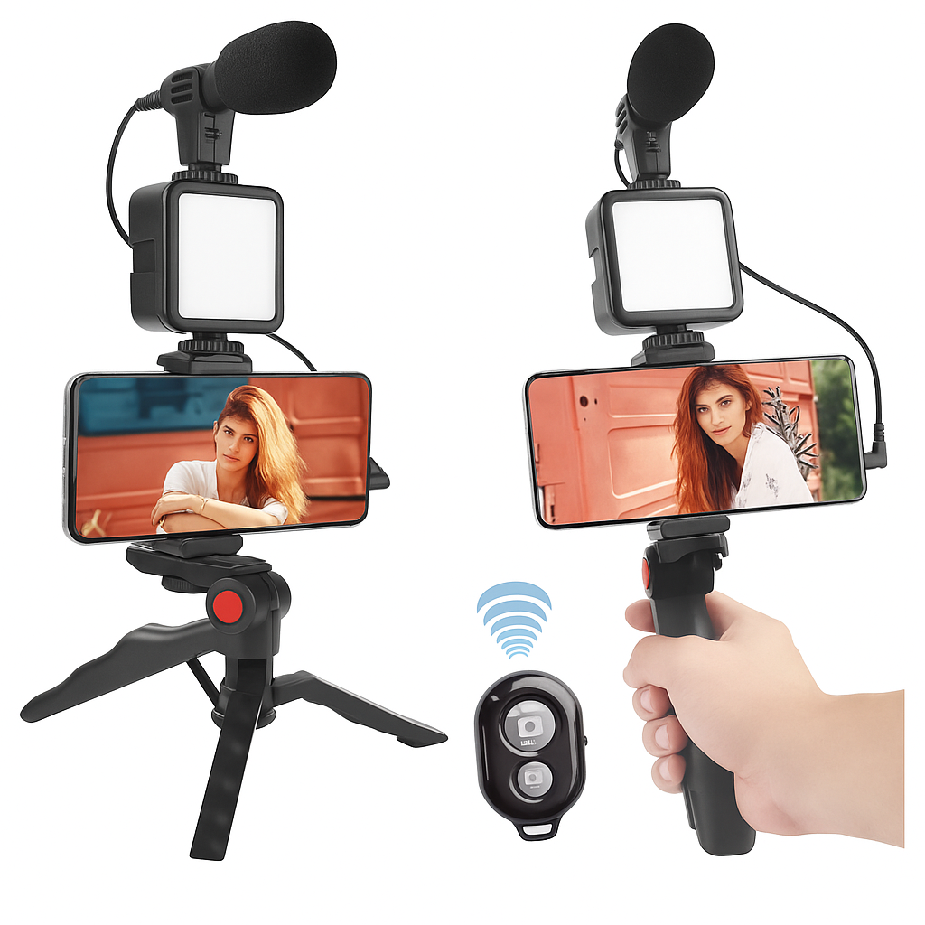 EGT® KIT CREACIÓN DE CONTENIDO ORIGINAL IMPORTADO EEUU (ULTIMA VERSION CON IA) + LUZ LED DE REGALO