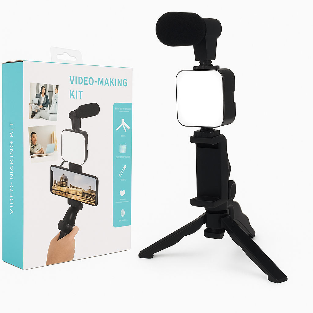 EGT® KIT CREACIÓN DE CONTENIDO ORIGINAL IMPORTADO EEUU (ULTIMA VERSION CON IA) + LUZ LED DE REGALO