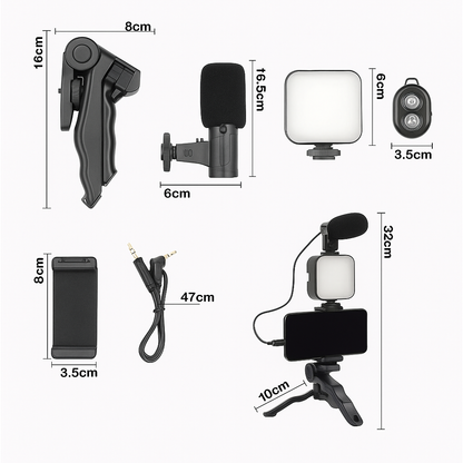 EGT® KIT CREACIÓN DE CONTENIDO ORIGINAL IMPORTADO EEUU (ULTIMA VERSION CON IA) + LUZ LED DE REGALO