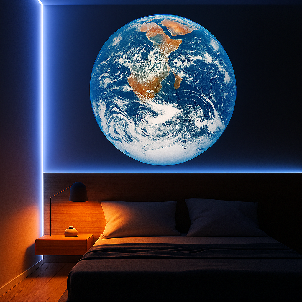 🌙 Luz de proyección con carga USB Star Projector... Pago contra entrega y envió gratis en Guatemala...