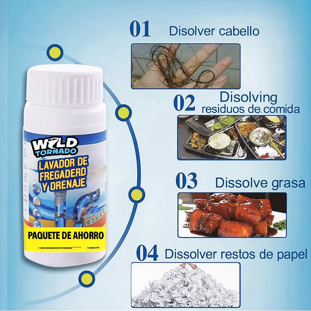 Producto destapa cañerias importado...Pago contra entrega y envió gratis en GUATEMALA...