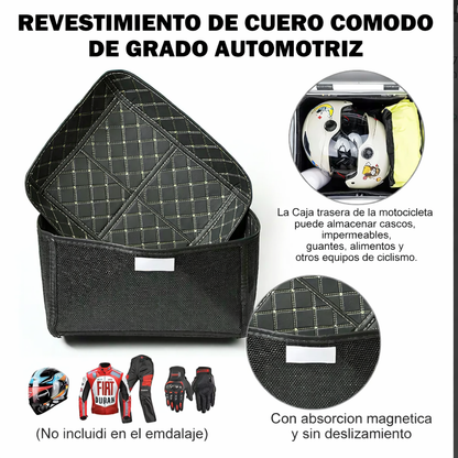 🏍️ Baúl Trasero para Moto 45L con Respaldo Acolchado... Pago contra entrega y envió gratis en Guatemala!!!!