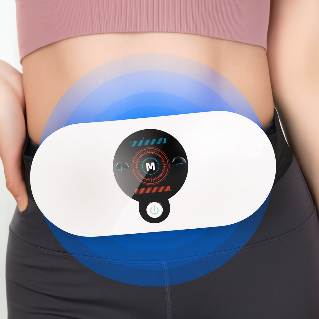 🏋️♂️ Cinturón Eléctrico Para Adelgazar el Abdomen – 1.2V (Blanco)... Pago contra entrega y envio gratis en Guatemala....