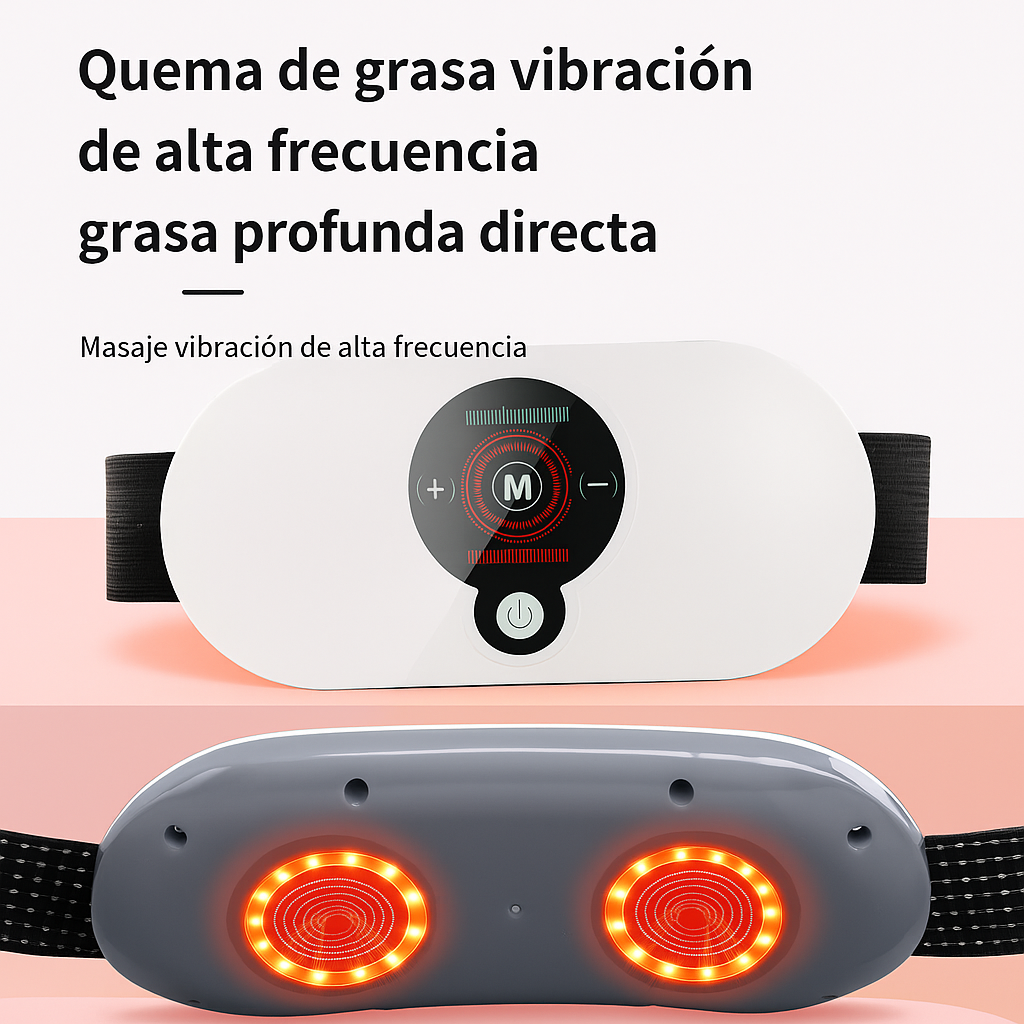 🏋️♂️ Cinturón Eléctrico Para Adelgazar el Abdomen – 1.2V (Blanco)... Pago contra entrega y envio gratis en Guatemala....