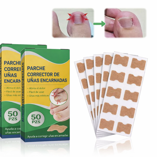 🦶 Gambaro  original – 50 Parches (+50 parches adicionales gratis) Correctores para Uñas Encarnadas... Pago contra entrega y envió gratis en Guatemala....