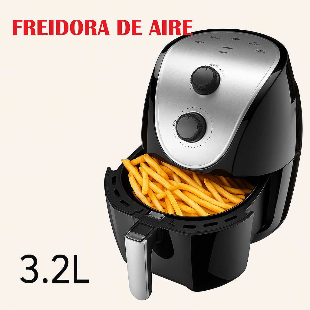 📦 Freidora De Aire Facilfry® Original 3.2 Litros (IMPORTADA EE.UU) Pago contra entrega y envio totalmente gratis en Guatemala....