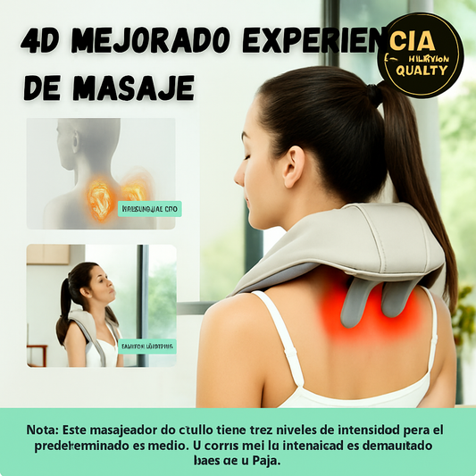 MASAJEADOR DE ESPALDA 4D MEJORADO... PAGO CONTRA ENTREGA Y ENVIO GRATIS EN GUATEMALA!!!!