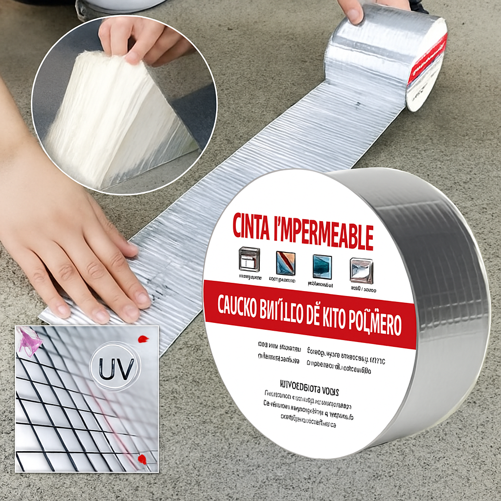 Cinta impermeable original (la mas fuerte del mercado) a prueba de agua... Pago contra entrega y envió gratis en Guatemala........