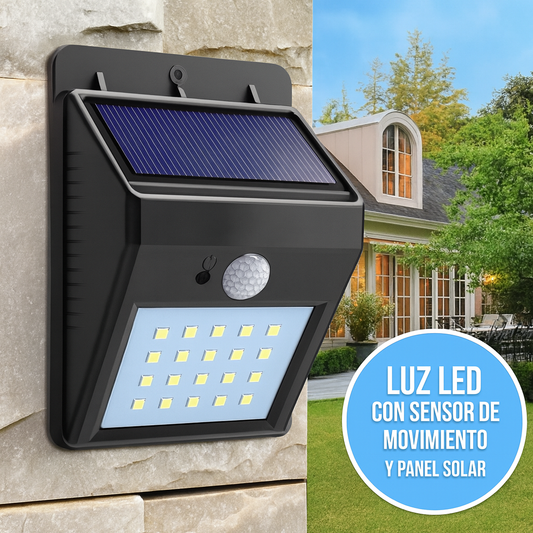 OFERTA 2X1...Mini Lampara Sola (CARGA CON EL SOL) con Sensor de movimiento y 3 funciones más... Pago contra entrega ye envió gratis en Guatemala!!!!!
