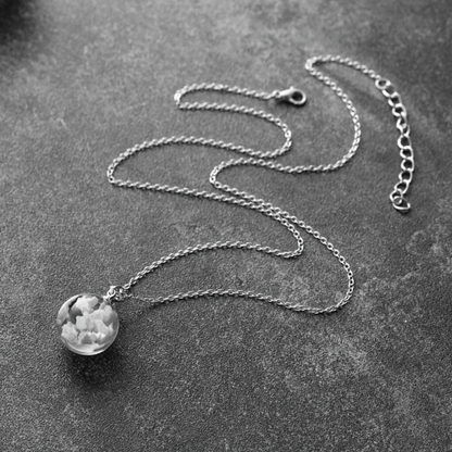 Collar Cielo con piedra preciosa adentro importada... Pago contra entrega y envió gratis en Guatemala...