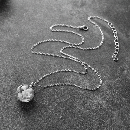 Collar Cielo con piedra preciosa adentro importada... Pago contra entrega y envió gratis en Guatemala...