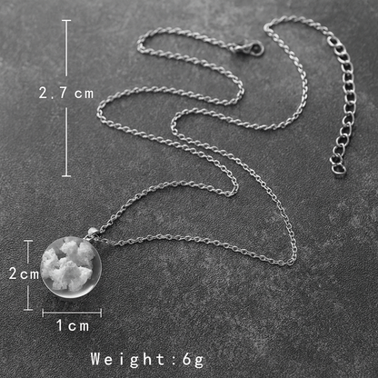 Collar Cielo con piedra preciosa adentro importada... Pago contra entrega y envió gratis en Guatemala...