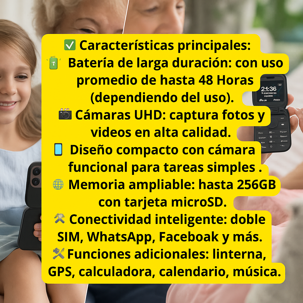Teléfono Iphone plegable I17 PRO Flip Negro, con pantalla, 2 tarjetas SIM, redes sociales y mucho más... Pago contra entrega y envió gratis en GUATEMALA!!!
