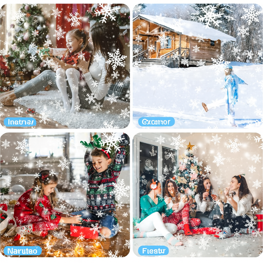 (OFERTA 2x1) PROYECTOR VINOCULAR SNOWFLAKE ORIGINAL...PAGO CONTRA ENTREGA Y ENVIÓ GRATIS EN GUATEMALA.....