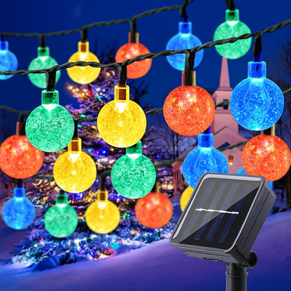 (5 metros) SERIE DE LUCES SOLARES AMARILLAS ORIGINALES... Pago contra entrega y envió totalmente gratis Guatemala....