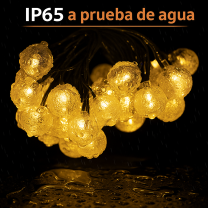 (5 metros) SERIE DE LUCES SOLARES AMARILLAS ORIGINALES... Pago contra entrega y envió totalmente gratis Guatemala....