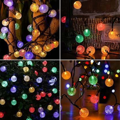 (5 metros) SERIE DE LUCES SOLARES AMARILLAS ORIGINALES... Pago contra entrega y envió totalmente gratis Guatemala....