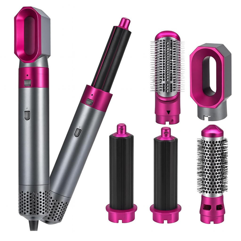 ⭐ Cepillo Secador 5 en 1 Eléctrico Dyson Style!!! Pago contra entrega y envió totalmente gratis en Guatemala!!!!!