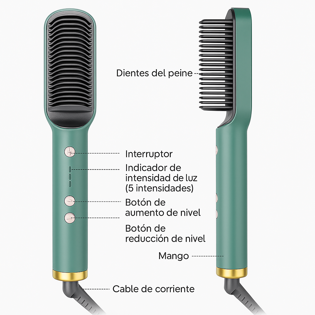 Cepillo alisador eléctrico Straght® Original (OFERTA 2X1) | Alisa en 4 minutos (Ultimas versión y ultima tecnologia)... Pago contra entrega y envió gratis Guatemala!!!