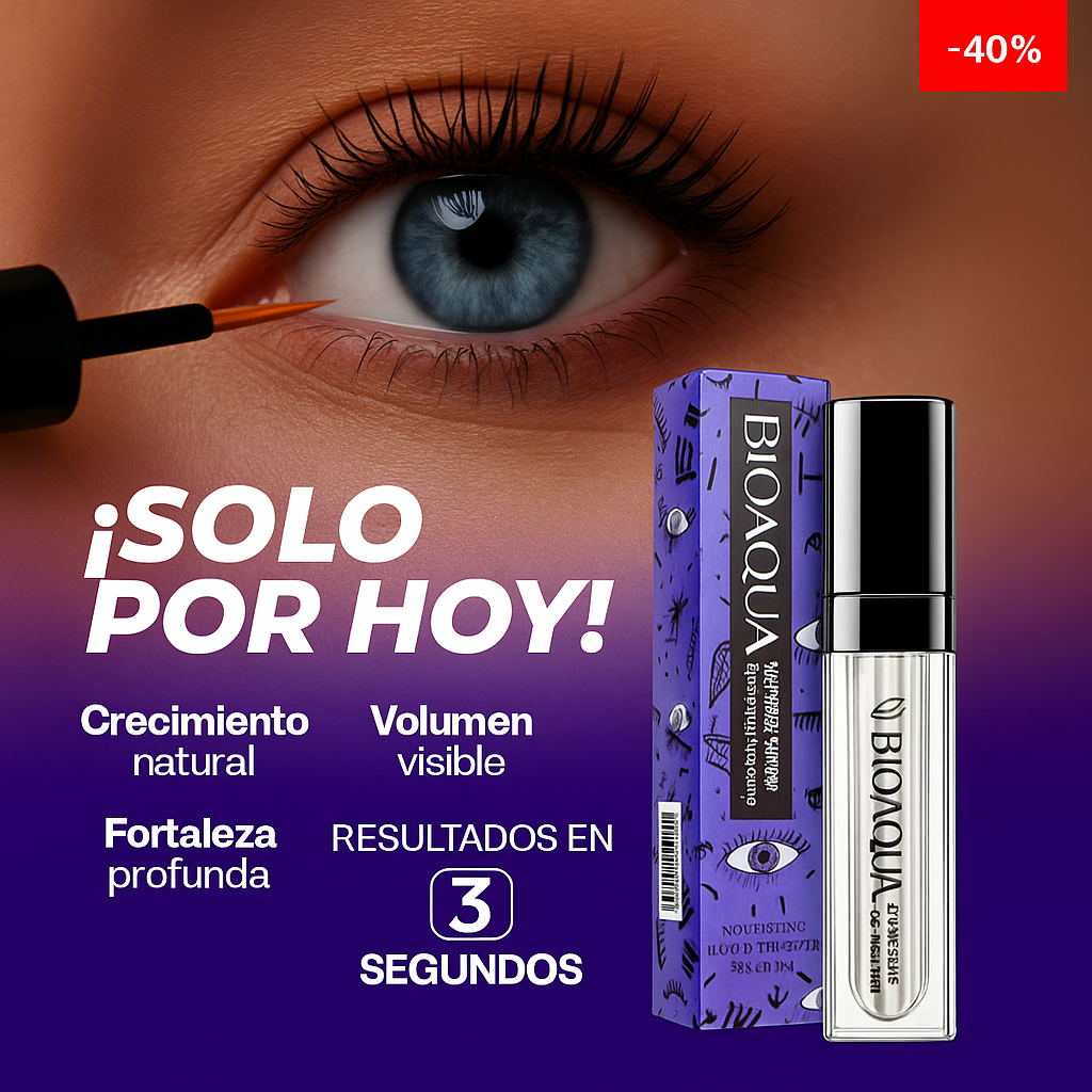 (Oferta 2x1) Bioaqua tratamiento crecimiento pestañas y cejas natural en 7 dias | Pago contra entrega y envió totalmente gratis en GUATEMALA!