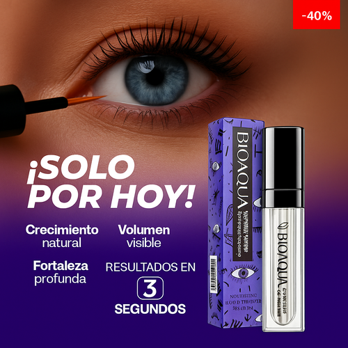 (Oferta 2x1) Bioaqua tratamiento crecimiento pestañas y cejas natural en 7 dias | Pago contra entrega y envió totalmente gratis en GUATEMALA!