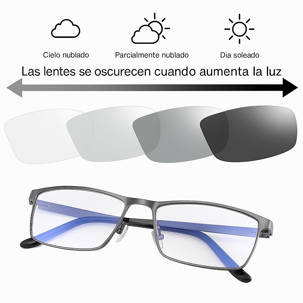 Gafas filtro UV y fotocromaticas, se oscurecen en el sol,  reduce fatiga ocular y protege ojos con estilo!!!! Pago contra entrega y envió gratis GUATEMALA!!!!