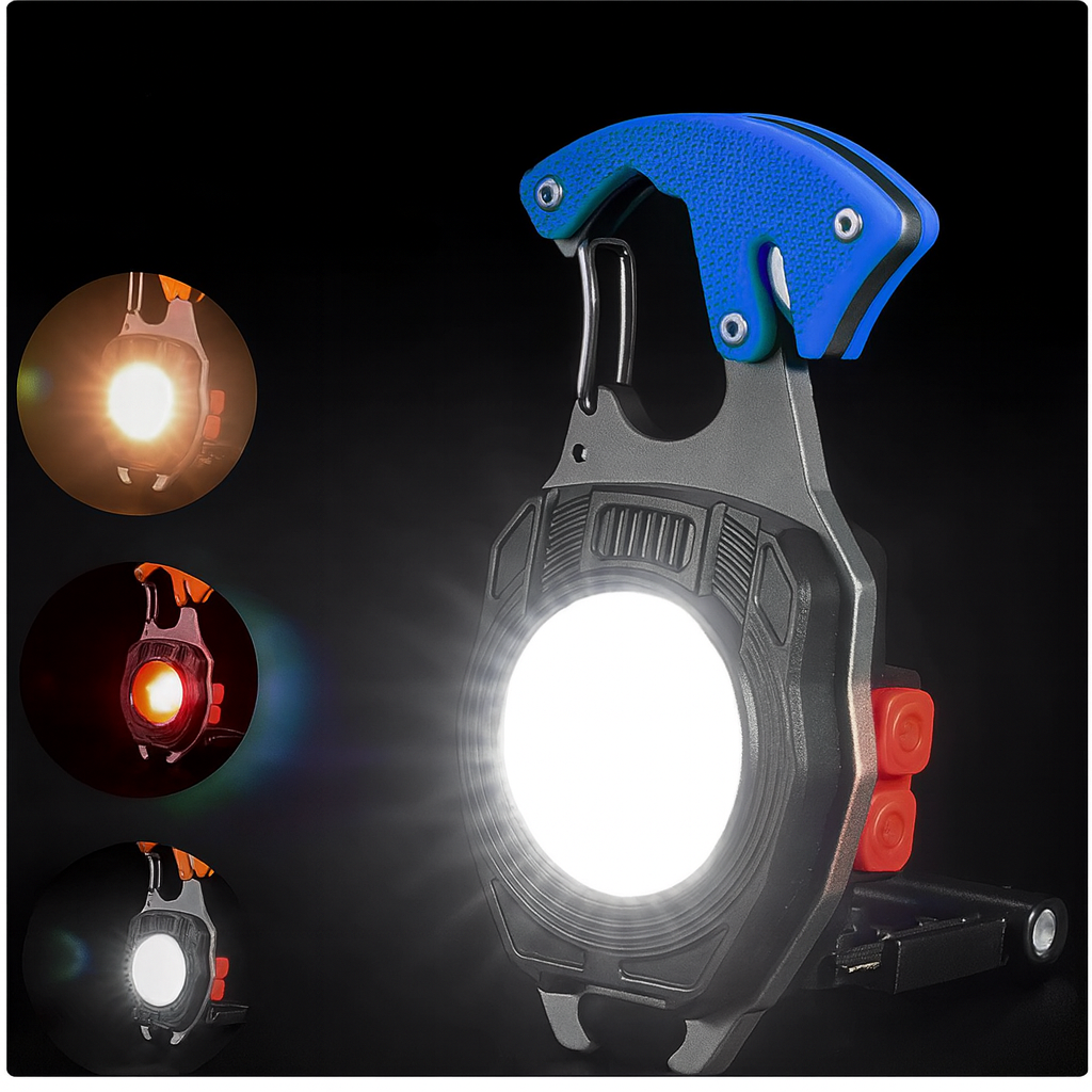 🔥 Mini Linterna 9 en 1 Recargable Llavero Multiherramienta 🔥... Pago contra entrega y envió gratis en Guatemala....