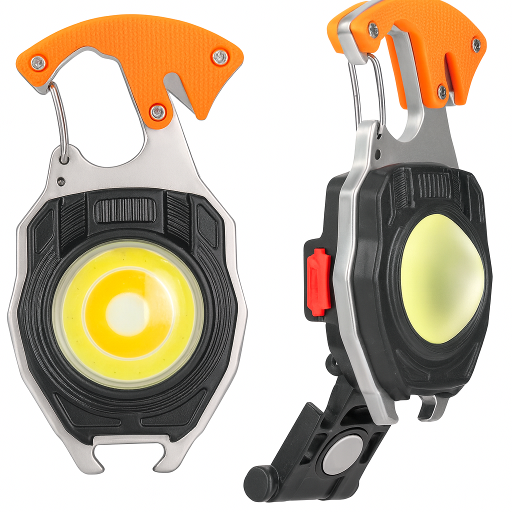 🔥 Mini Linterna 9 en 1 Recargable Llavero Multiherramienta 🔥... Pago contra entrega y envió gratis en Guatemala....