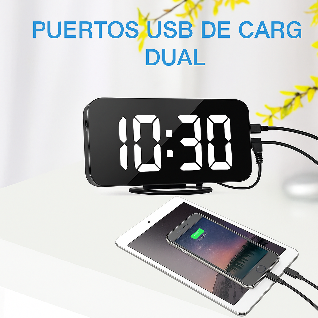 TIME® RELOJ LED CON PROYECTOR ORIGINAL E IMPORTADO... PAGO CPNTRA ENTREGA Y ENVIÓ GRATIS EN GUATEMALA!!!!