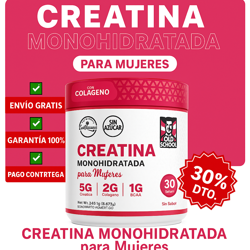 CREATINE FOR WOMEN ORIGINAL IMPORTADA... PAGO CONTRA ENTREGA Y ENVIÓ GRATIS EN GUATEMALA....