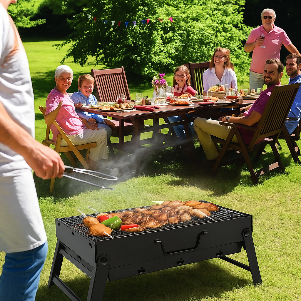 BQQ® PARRILLA PORTATIL PROFESIONAL (ULTIMA VERSION) ORIGINAL... PAGO CONTRA ENTREGA Y ENVIÓ GRATIS EN GUATEMALA +....