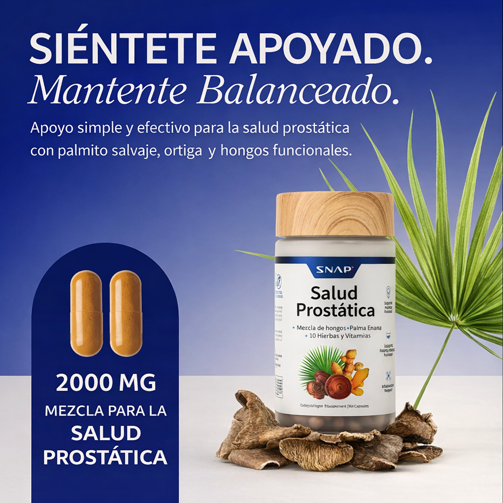 🧔♂️ Snap Supplements – Prostate Health.... Pago contra entrega y envió gratis en Guatemala.....