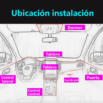 LUZ LED INTERIOR DE LUJO PARA AUTO IMPORTADA EEUU (La original que usan los americanos)Pago contra entrega y envió totalmente gratis en GUATEMALA!!!!