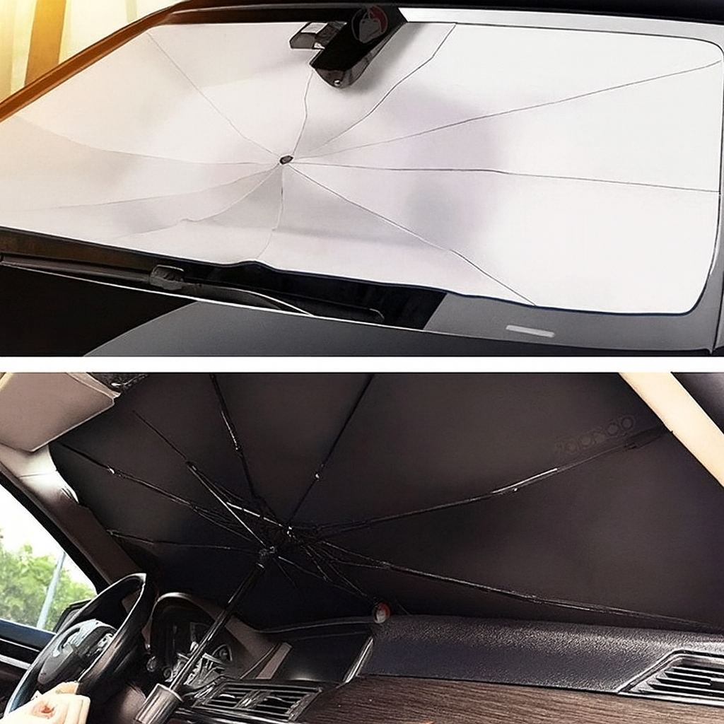SOMBRILLA FIBRA PARA CARRO ORIGINAL IMPORTADA EEUU | PAGO CONTRA ENTREGA Y ENVIÓ GRATIS EN GUATEMALA....