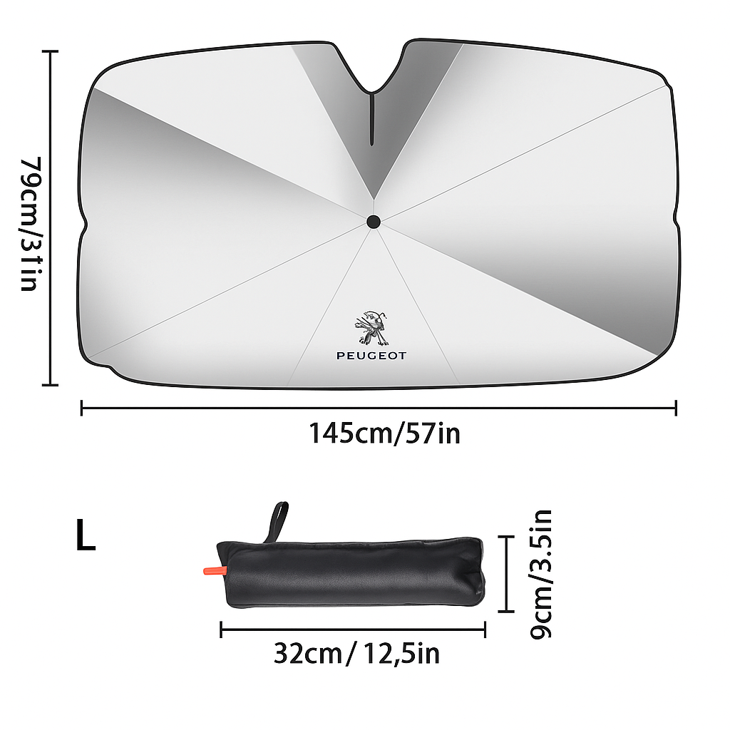 SOMBRILLA FIBRA PARA CARRO ORIGINAL IMPORTADA EEUU | PAGO CONTRA ENTREGA Y ENVIÓ GRATIS EN GUATEMALA....