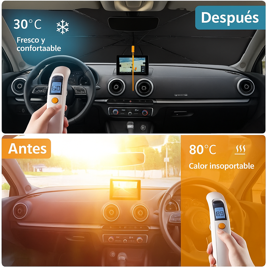 SOMBRILLA FIBRA PARA CARRO ORIGINAL IMPORTADA EEUU | PAGO CONTRA ENTREGA Y ENVIÓ GRATIS EN GUATEMALA....